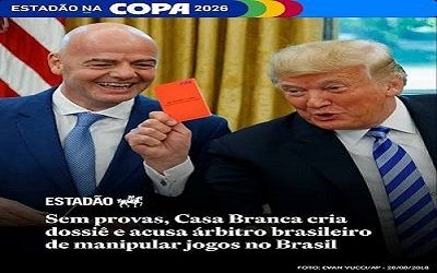 Donald Trump não conseguiu mandar na bola