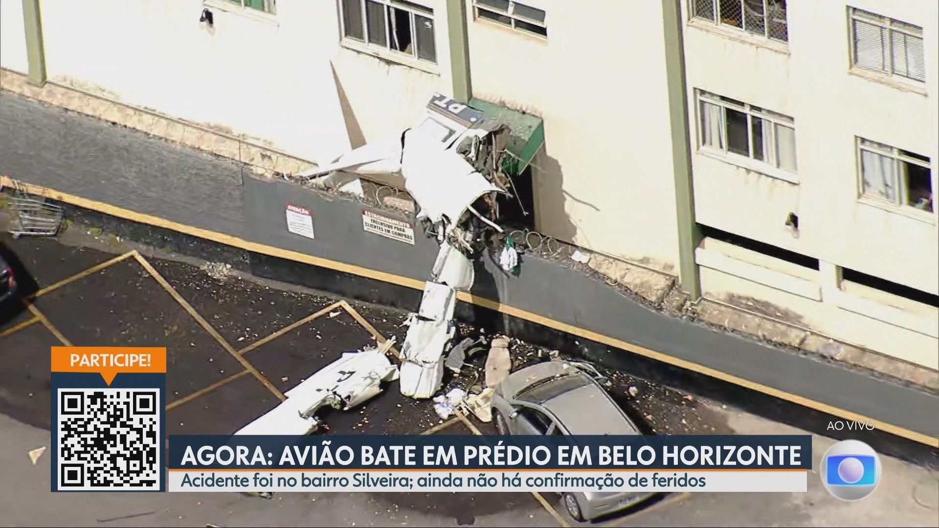 Acidente aéreo em BH deixa mortos e feridos