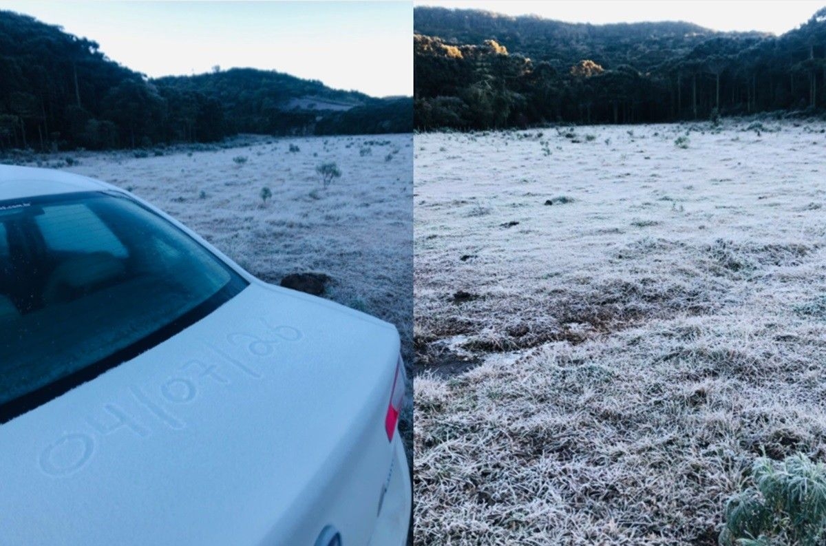 Santa Catarina registra temperaturas extremas com -5,7°C