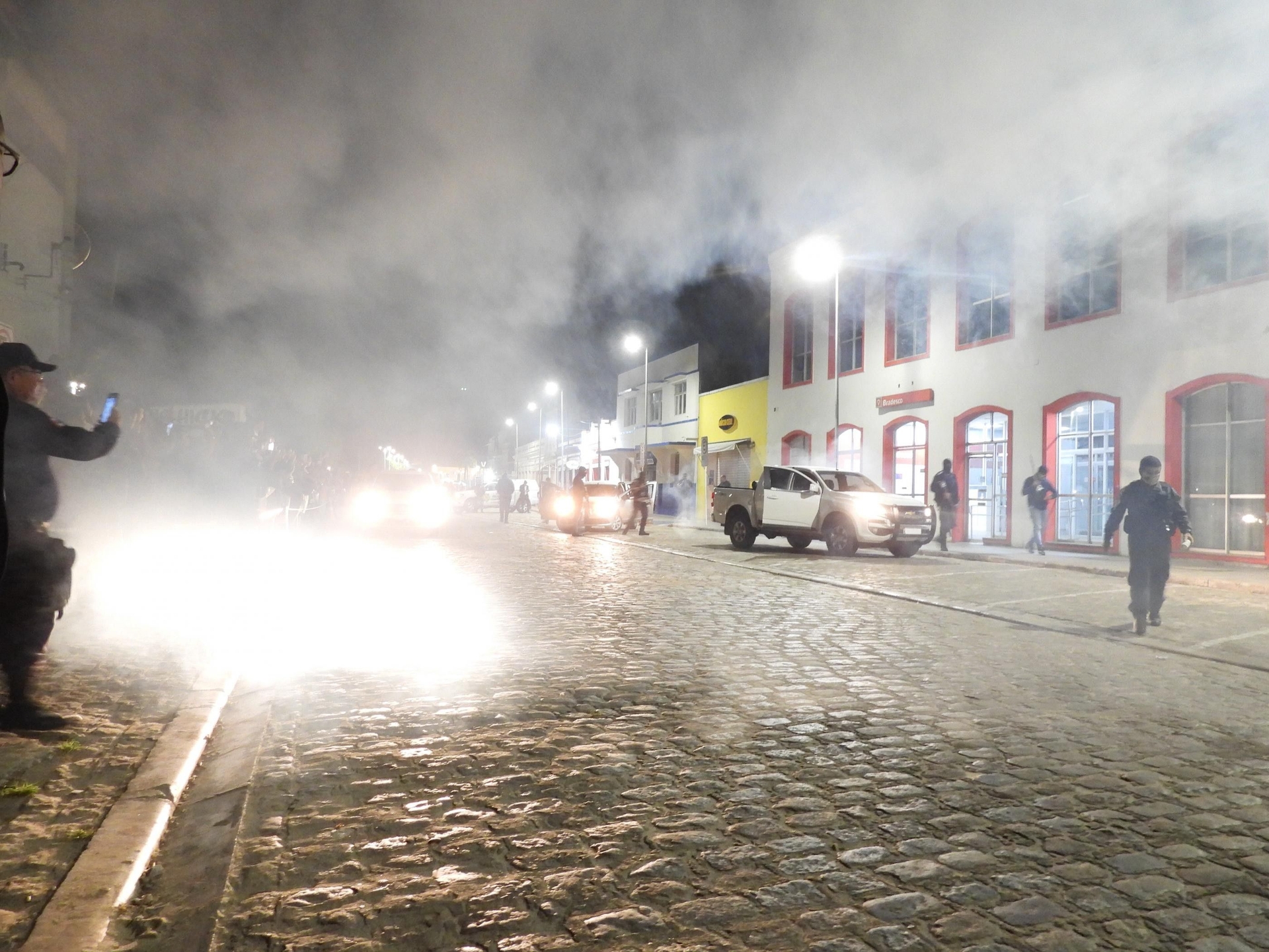 Simulação de assalto a banco é realizada em Piranhas AL