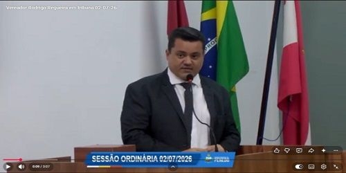 Vereador Rodrigo Regueira faz balanço do São João na Santa Margarida da tribuna da Casa de Leis