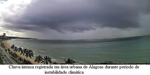 Estado de atenção para chuvas é estendido até sábado em Alagoas