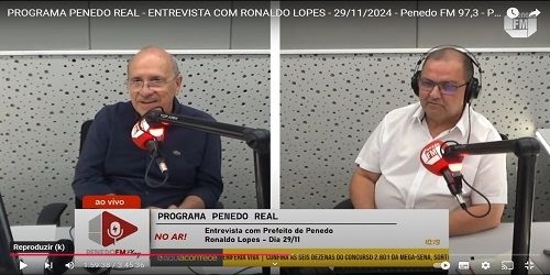 Em entrevista ao Penedo Real, Ronaldo Lopes contou toda a sua história e o futuro que o espera