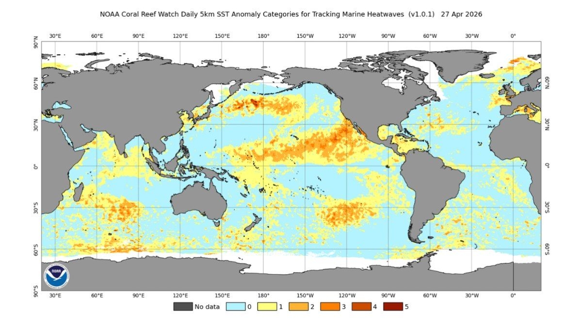 Alerta para El Niño com onda de calor inédito