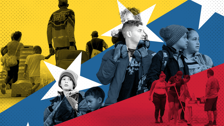 Os mapas que mostram quais países recebem mais imigrantes venezuelanos em êxodo histórico