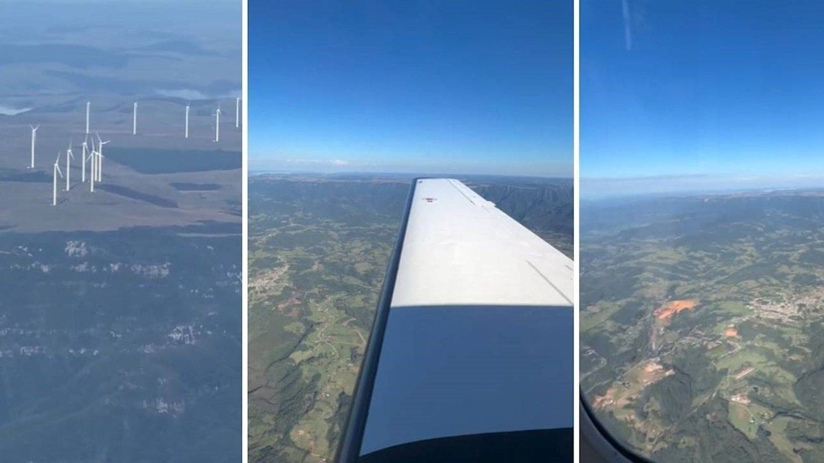 Piloto registrou vídeo momentos antes de aviao cair no RS