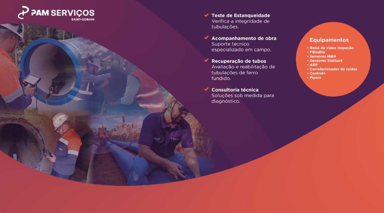 PAM Saint-Gobain apresenta inovações no Water Loss 2026