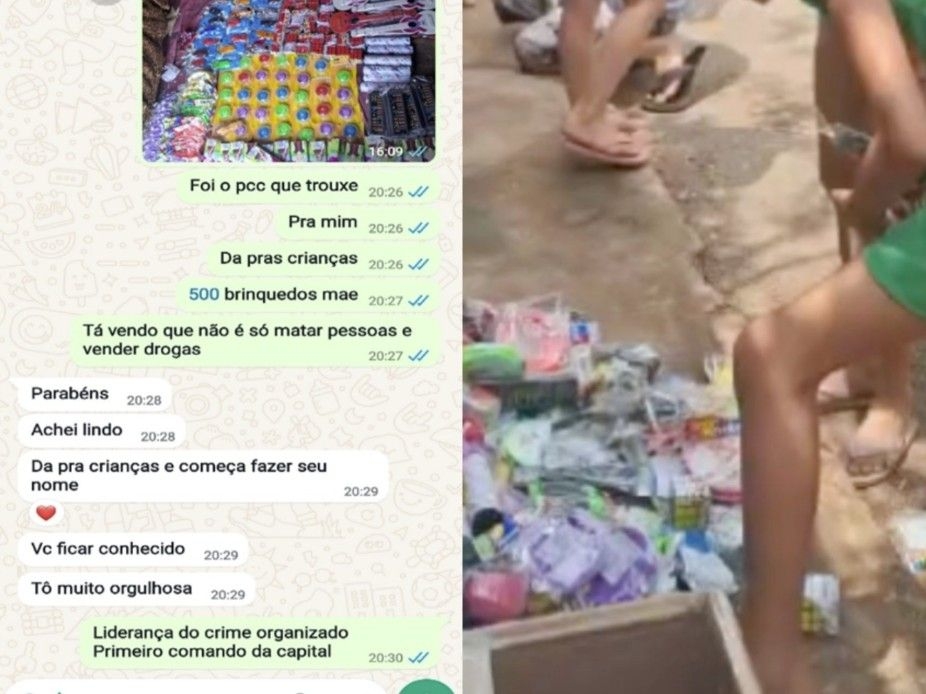 PCC usa brinquedos para cooptação social no DF
