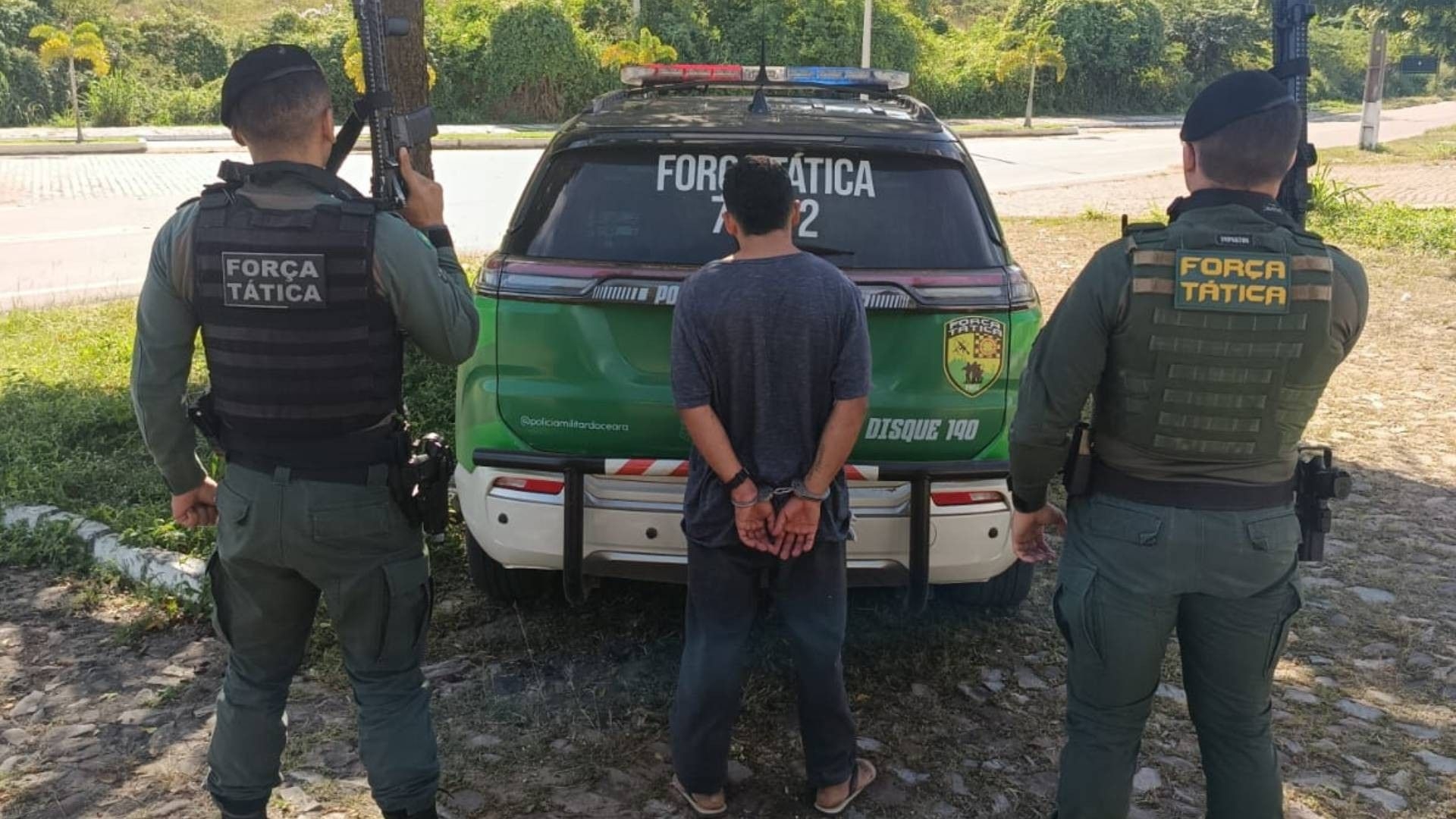 Homem é preso por matar irmão a pauladas no Ceará
