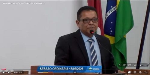 Vereador Jorge Alves aborda vários temas da tribuna da CVP