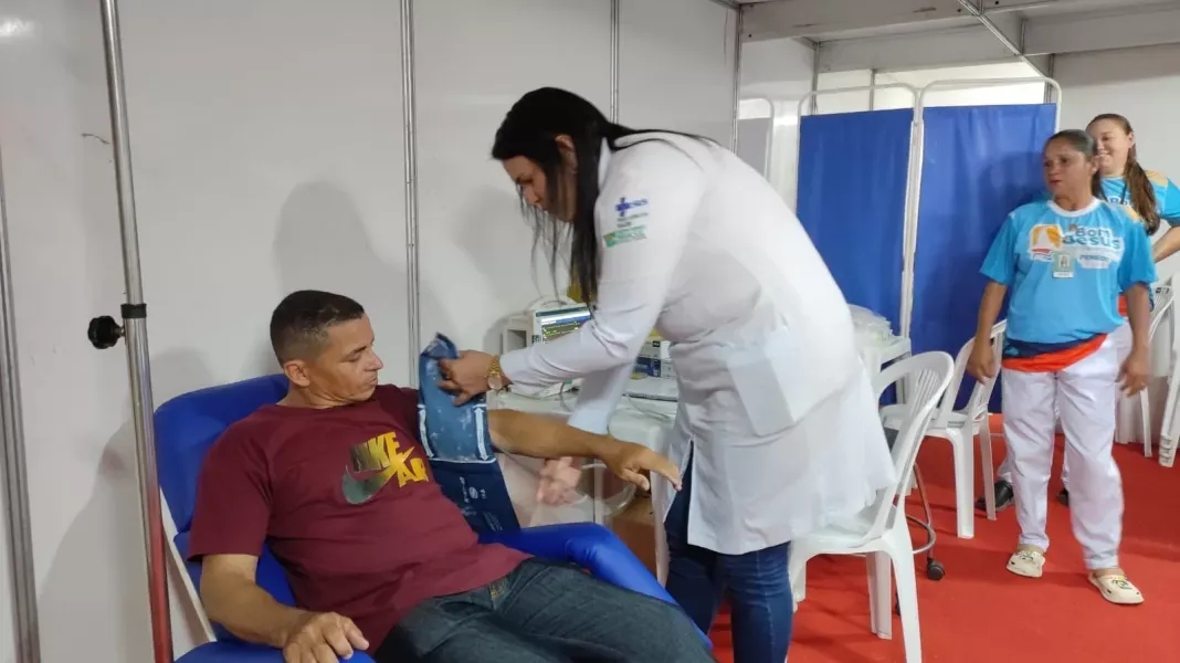 Secretaria de Saúde de Penedo leva serviço de urgência e emergência até a festa de Bom Jesus