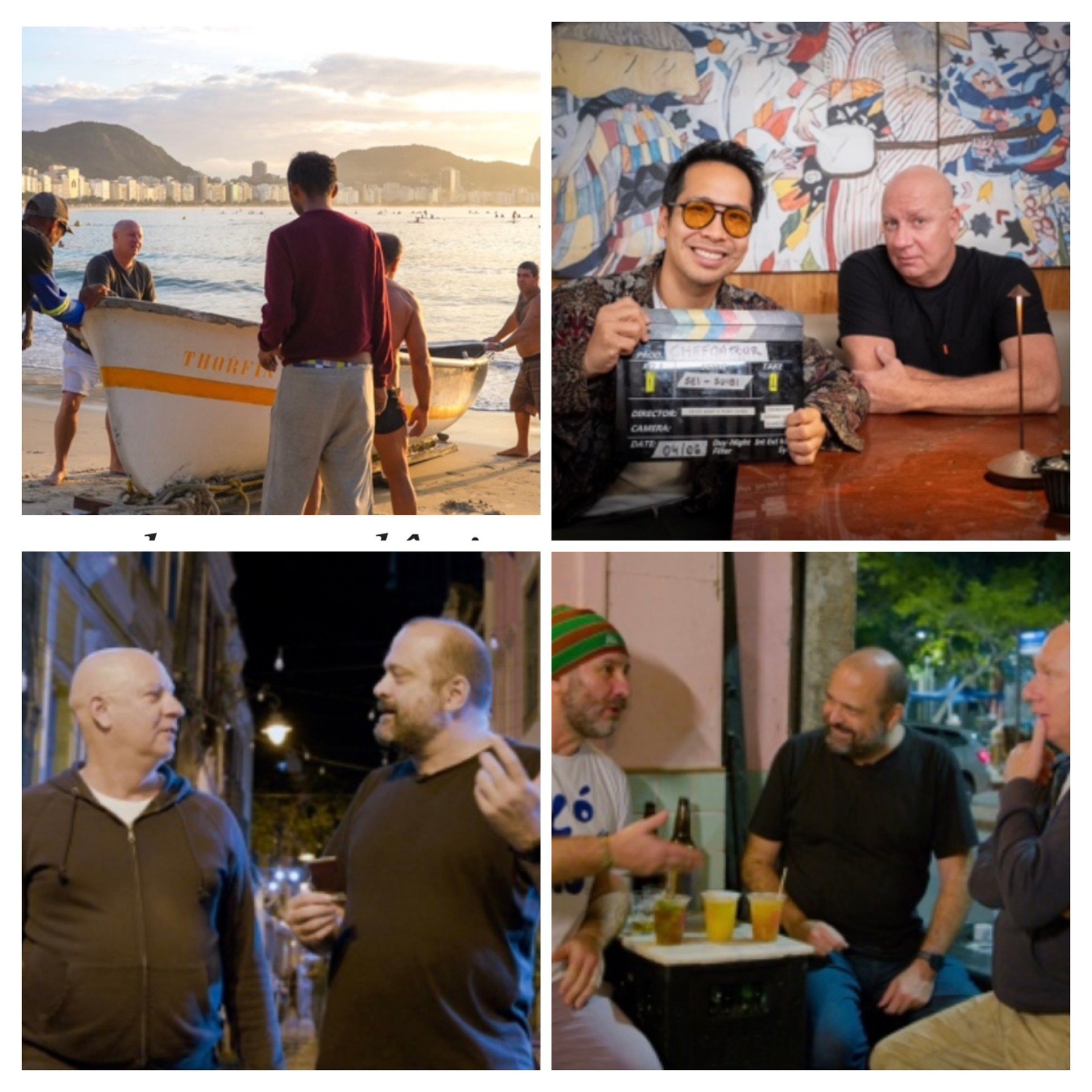 Chef Charles Webb grava episódio do Chef on Tour no Rio