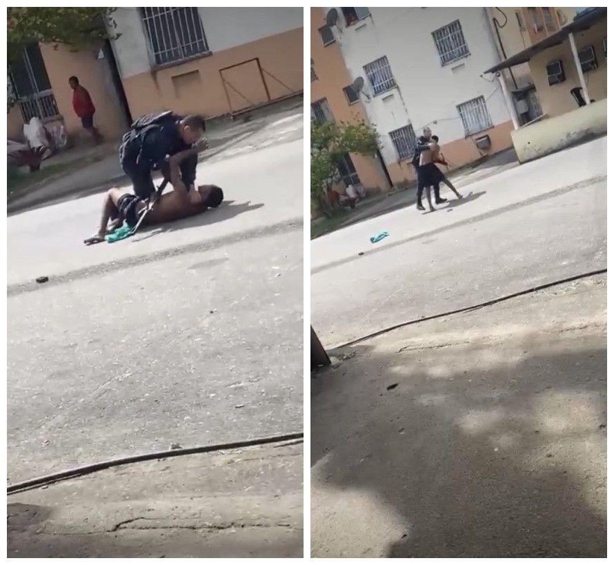 Suspeito dispara fuzil de policial durante luta em Tanguá