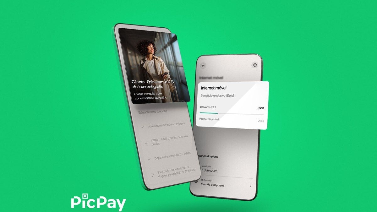 PicPay oferece chip internacional gratuito para clientes Epic