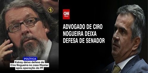 Saída de Kakai da Defesa de Ciro Nogueira Amplia Dúvidas Sobre Caso Banco Master