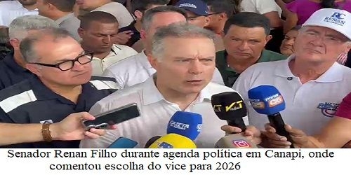 Renan Filho explica como escolherá vice para as eleições de 2026 em Alagoas