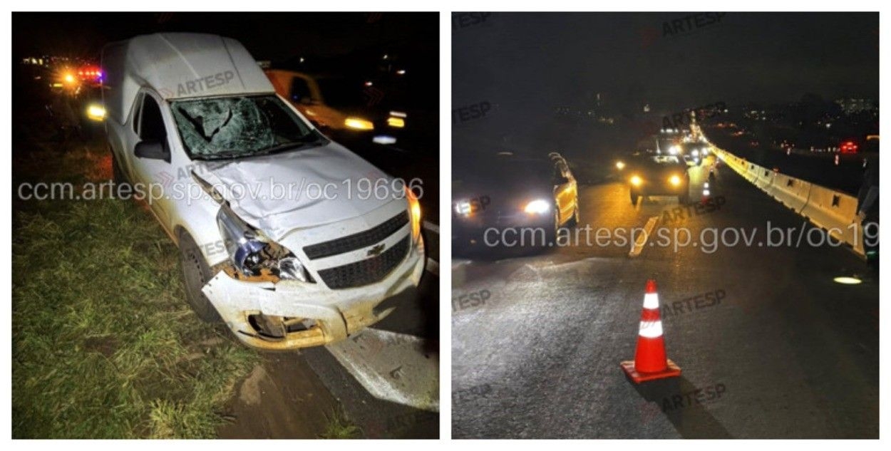 Homem morre atropelado na Rodovia Washington Luís em SP