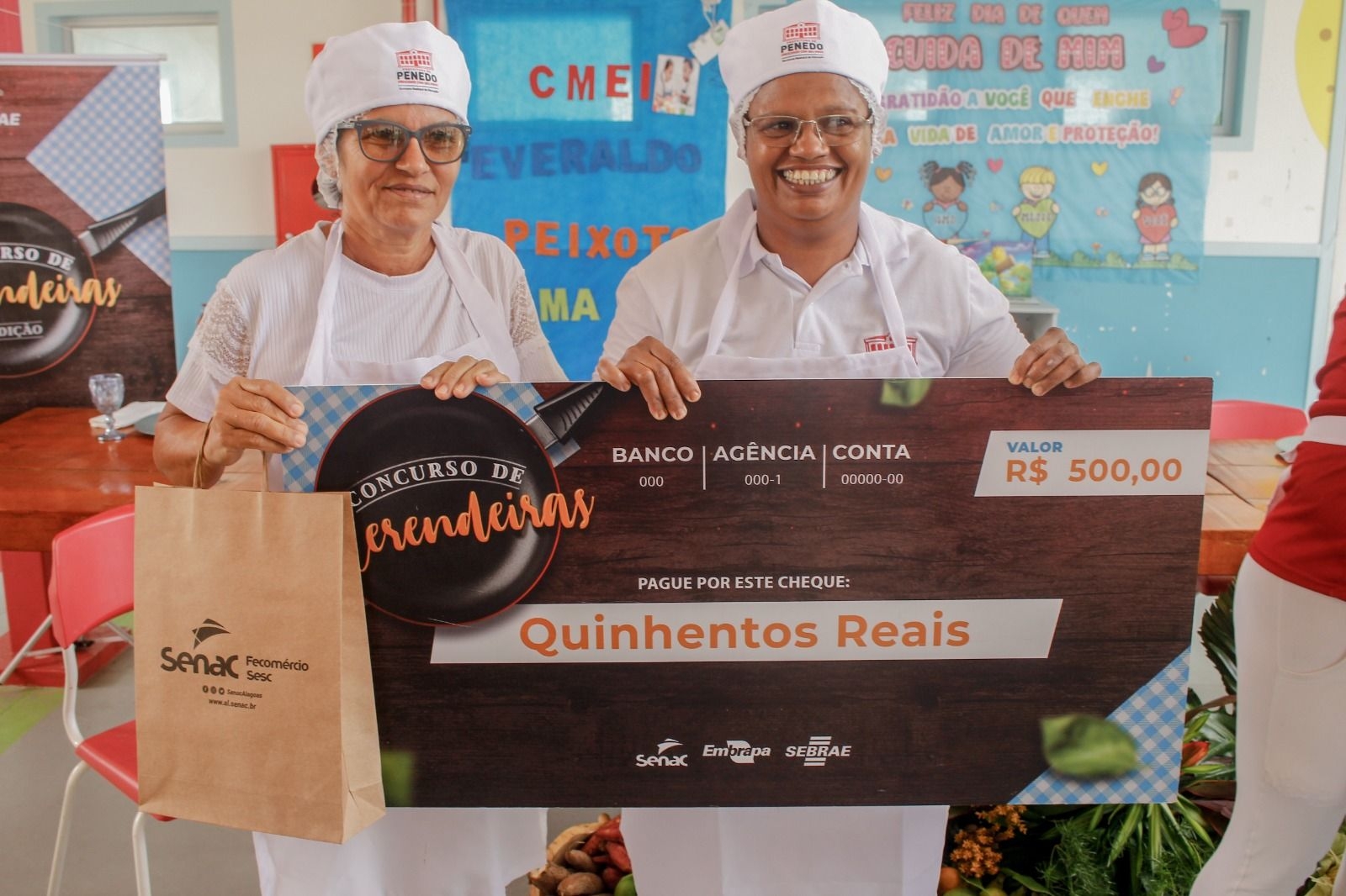 Etapa do Concurso de Merendeiras do Sebrae Alagoas é vencida através de receita inovadora